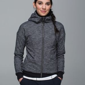 Size 4 LULULEMON Embrace Reversible Hoodie Jacket great condition